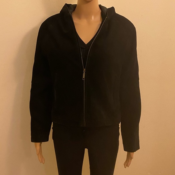 Wilsons The Leather Experts Maxima Hooded Leather Jacket - Picture 1 of 6